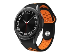 Pulsera de silicona para Samsung Galaxy Watch Fe/7/6/5/4 con hebilla inversa, bicolor.