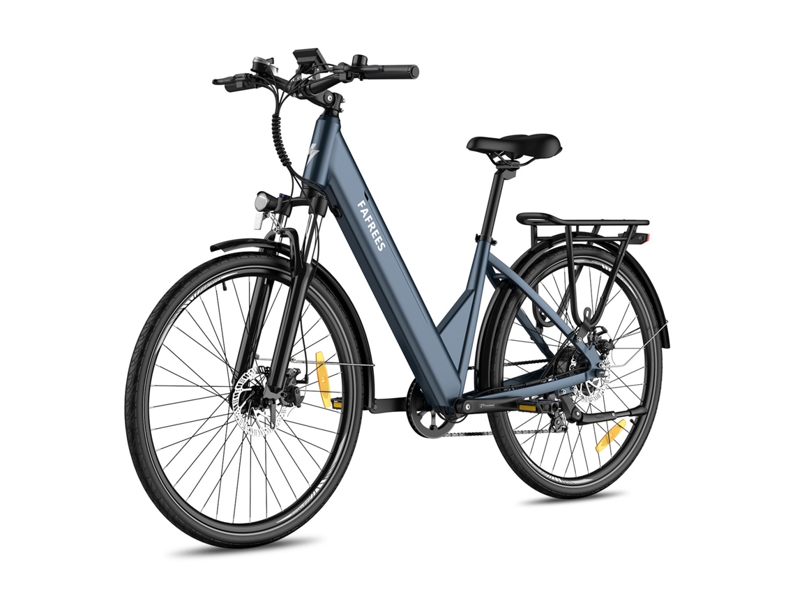 Bicicleta plegable eléctrica F28 Pro, motor de 250 W, batería de 36 V y 15 Ah, autonomía de 55 km, azul mate, FAFREES