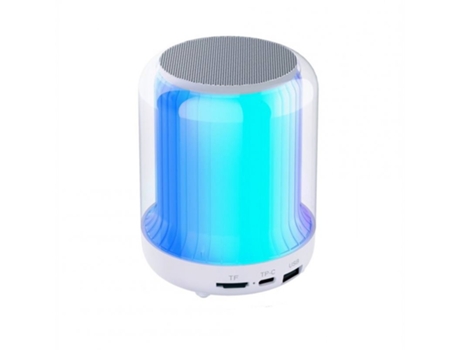 Altavoz Bluetooth A22 Wireless Color Light Compatible Car Home Portable Mini Small Audio Subwoofer White