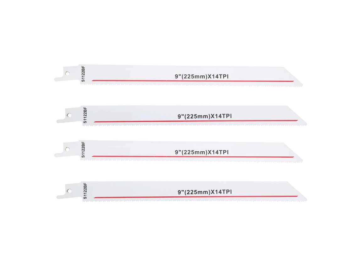 Hojas De Sierra Recíproca De 9 Pulgadas/225 Mm, Multifuncionales, Para Cortar Madera Y Metal, Para Reparaciones Y Como Herramienta Para El Hogar.