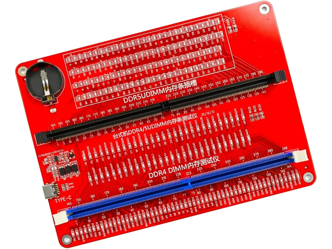 Herramienta de diagnóstico universal para ordenadores de sobremesa DDR4/DDR5 con indicadores LED. SFUSHOS