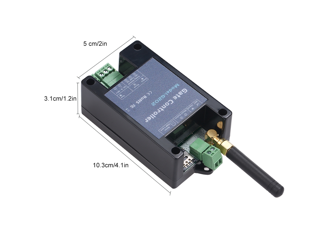Abrepuertas Gsm G202 Con Control Remoto Inalámbrico, Interruptor De Relé, 850/900/1800/1900mhz Para Seguridad Del Hogar.