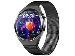 Reloj inteligente con llamadas Bluetooth, monitorización no invasiva de glucosa en sangre, ECG, alerta SOS, podómetro y seguimiento deportivo. Bestvite.