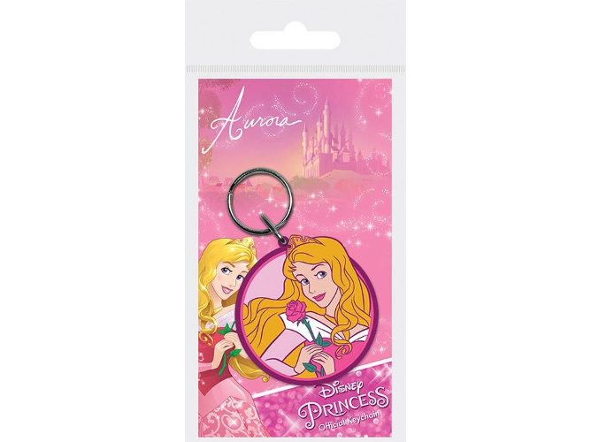 DISNEY - RUBBER KEYCHAIN AURORA