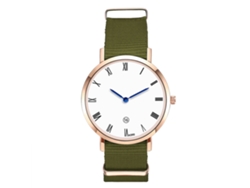 Reloj De Pulsera Analógico De Cuarzo Con Dial Redondo Moda (verde) Para Mujer Y Hombre