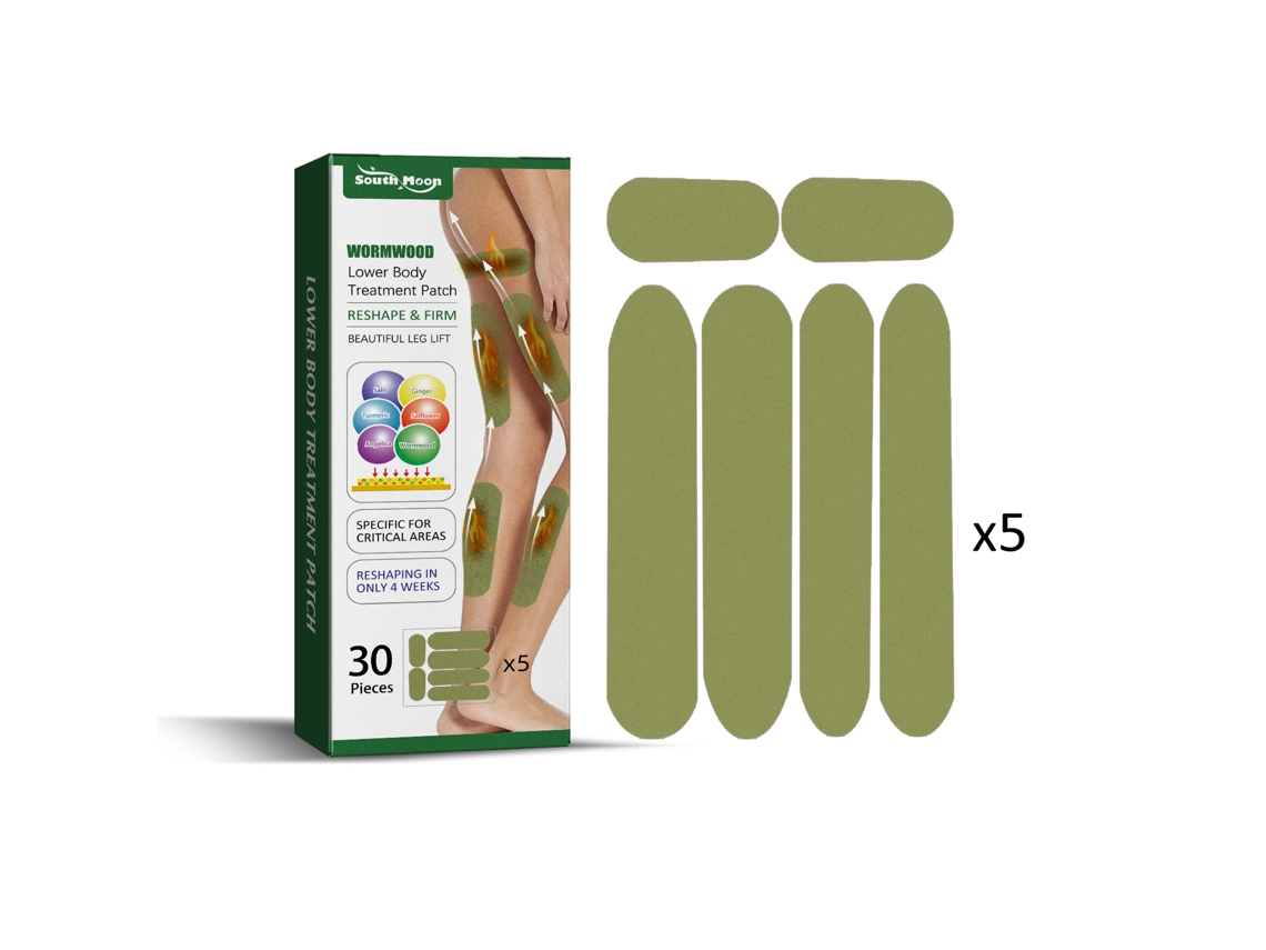 Parche calmante de ajenjo para Piernas, 30 unidades