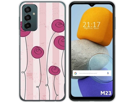 Carcasa para Samsung Galaxy M23 5G TUMUNDOSMARTPHONE Dibujos Flores Vintage Multicolor