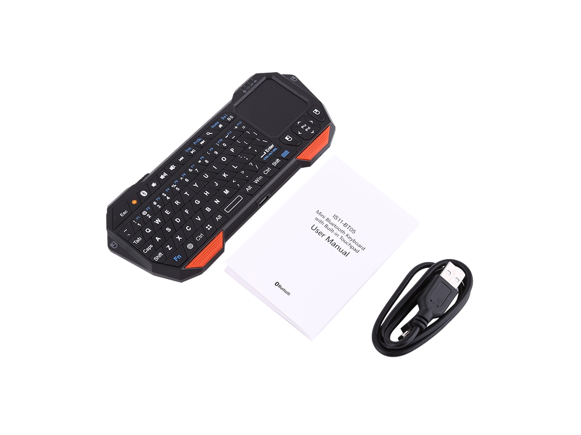 Teclado Ratón Mini Inalámbrico Bluetooth Con Touchpad Para Windows Android