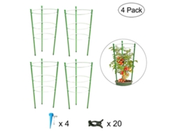 Jaula De Soporte Para Plantas, Enrejado Para Cultivo Vertical De Tomates (paquete De 4)