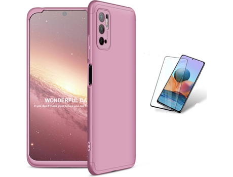 Carcasa + Protector Xiaomi Poco M3 Pro 5G Slim Armor 360º Rosa BD-GK