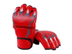 Danu2026-guantes De Boxeo De Media Palma Con Brazalete Ajustable Para Hombre Mujer Estilo Garra De Tigre Rojo
