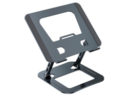 J30 Suporte De Resfriamento Para Laptop De Liga De Aço Ajustável E Dobrável Portátil Cinza