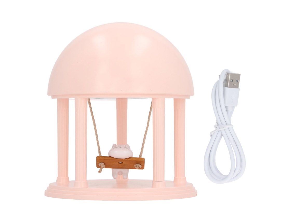 2026-altavoz Bluetooth Con Luz Nocturna Proyección Dimmable 1200mah Decoración Gato Swing Inalámbrico 5v