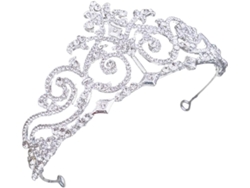 Tiara Para Fiesta De Té Para Niñas Con Corona Decorativa Para Novia, Boda Y Accesorio Para Fiestas