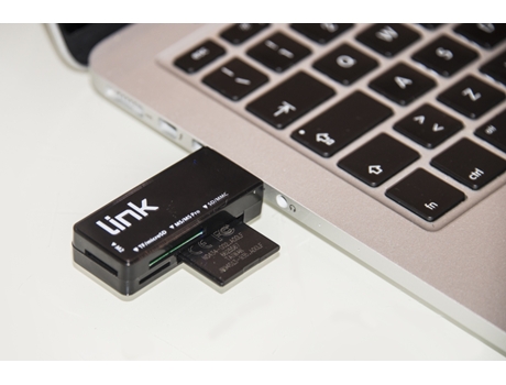 LINK Accessori LKCCH04 lector de tarjeta Negro USB 3.2 Gen 1 (3.1 Gen 1) Type-A