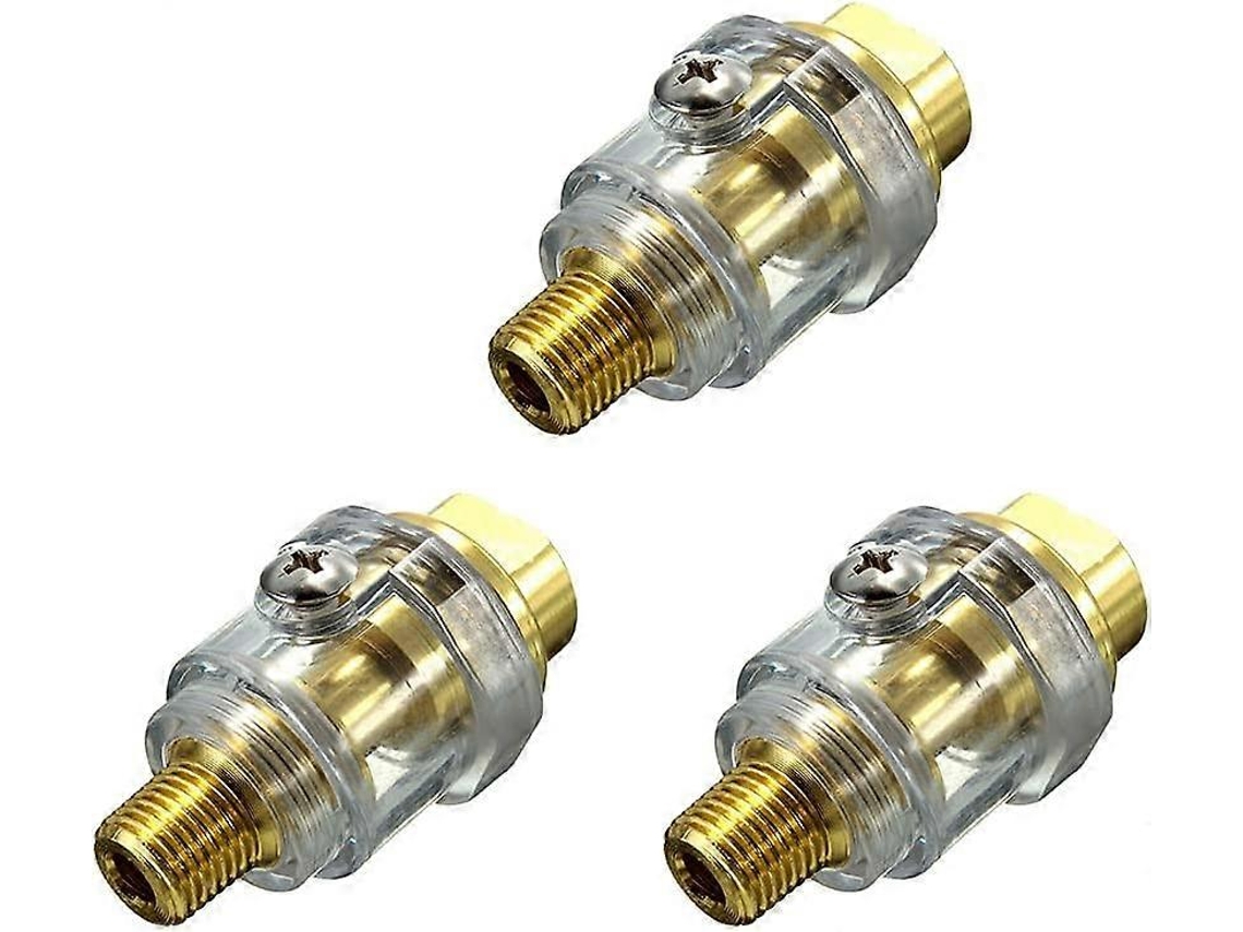 Lubricador En Línea Para Herramientas Neumáticas, Accesorio Neumático, 1/4 Pulgada Npt, Aluminio, Resistente A La Corrosión