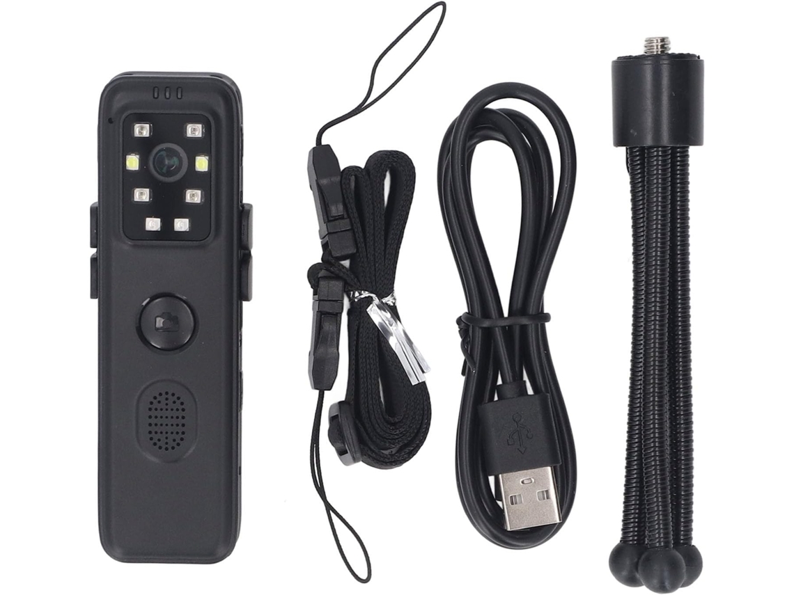 Cámara De Acción Portátil Con Cable, Resolución De Video Hd 1080p A 30 Fps.
