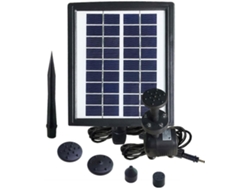 Bomba Solar Para Fuente Inoomp Con Led De 2,8 W, 4 Boquillas Y Vidrio Templado Para Decoración De Jardín, Bomba Solar