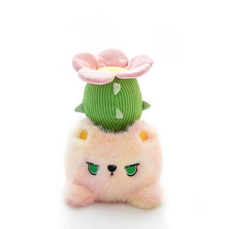 (cactus, Aproximadamente 15-18 Cm) Peluche En Maceta, Decoración Del Hogar, Muñeco De Animal Gato
