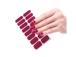 16 tiras de pegatinas de esmalte de uñas. Se requiere lámpara UV. Diseño artístico para mujeres y niñas GOKOCO.