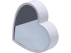 Lámpara De Noche Led De Túnel Con Forma De Corazón Y Espejo Blanco, Lámpara De Pared Decorativa, Luz 3d Romántica Para