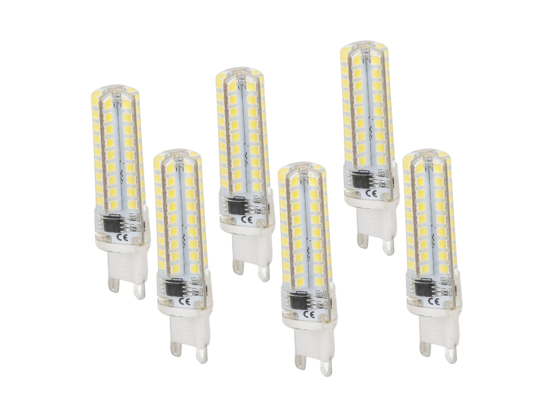 2026-6pcs Bombillas Led G9 Regulables 450lm 5w 100-120v 72leds Sustitución Para Iluminación Hogar