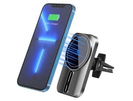Cargador Carro Sem Air Ventilação para iPhone 13/12 Pro/12 Pro Max/12 Mini YIZHOOD Negro