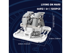 -juguetes De Construcción Elt 621 Piezas Set De Bloques De Construcción Telescopio Extremadamente Grande Con 2 Figuras Para Niños