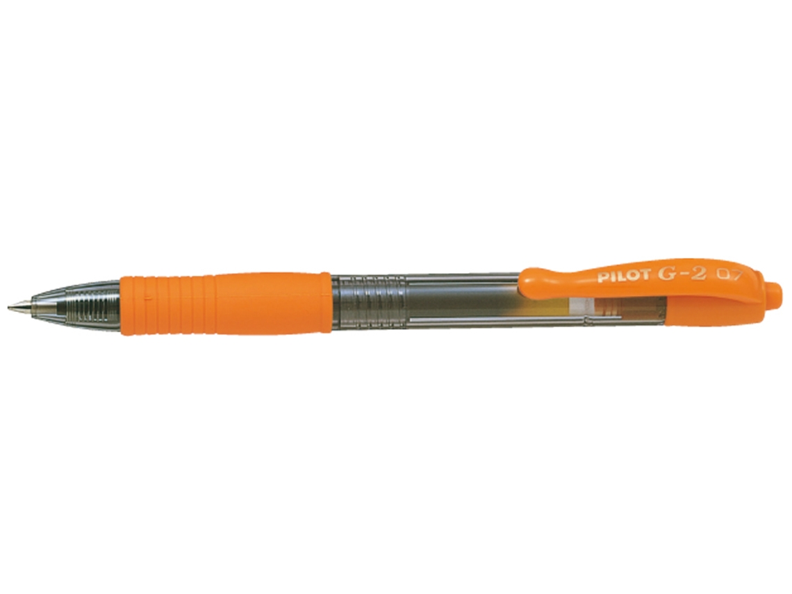 Bolígrafo Gel PILOT G2 07 Naranja