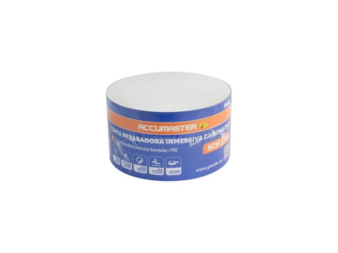 Cinta adhesiva de PVC impermeable para reparaciones, 5x1cm, ultra adhesiva y multiusos.
