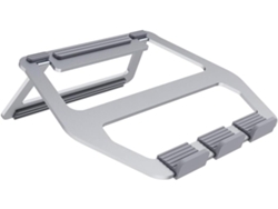 Soporte Plegable Portátil De Aluminio Con Altura Ajustable Para Portátiles De Hasta 13 Pulgadas.