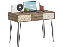 Escrivaninha Boho Chic Com Gavetas Madeira