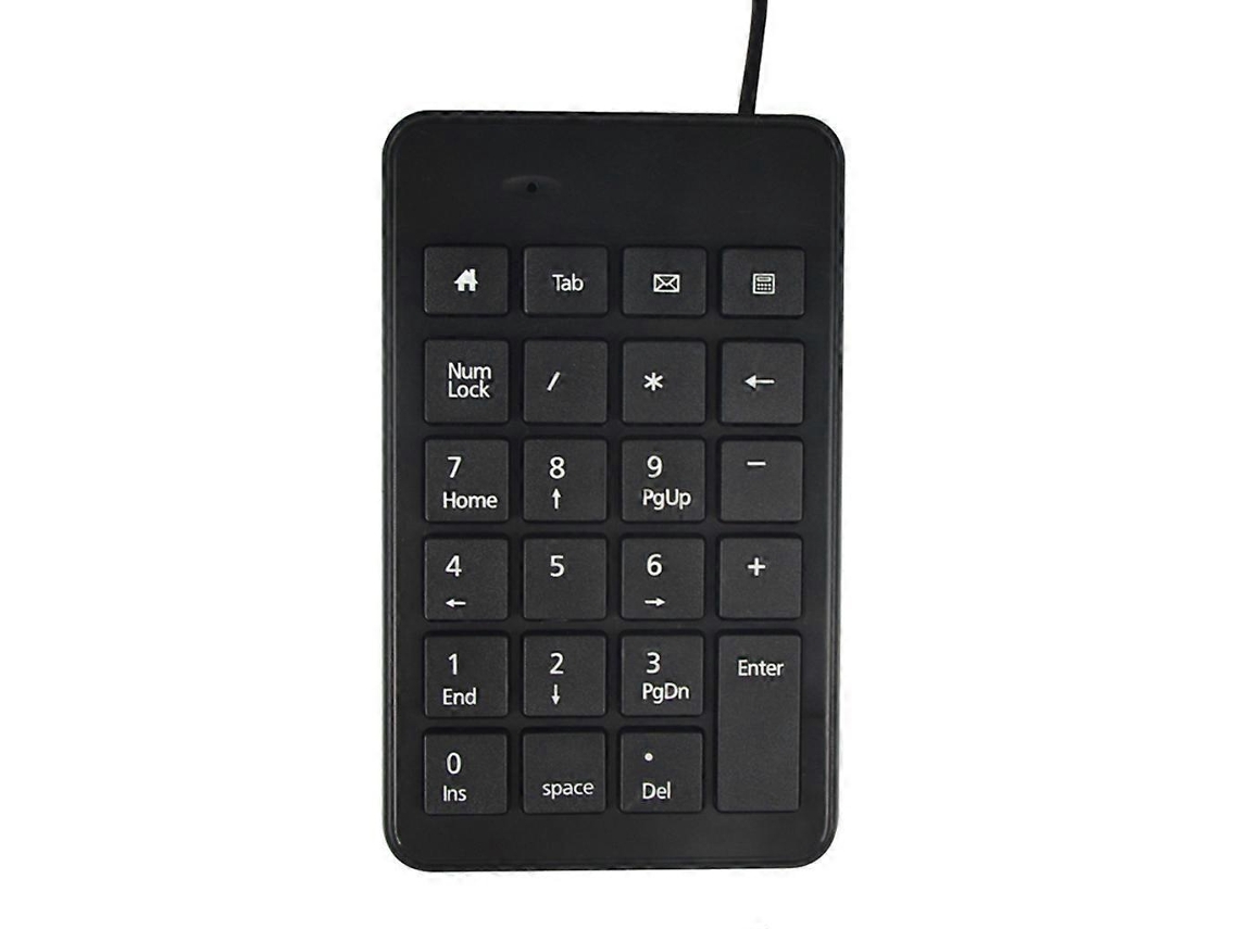 Teclado numérico con cable USB, táctil mecánico, 23 teclas numéricas, Everley891
