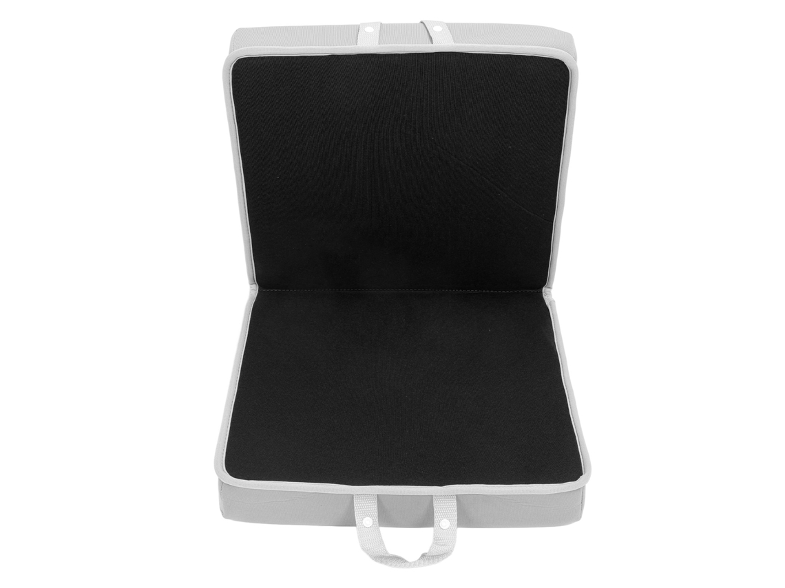 Almohadilla De Rodillas Gruesa De Espuma Suave Resistente Al Agua Para Jardín, Baño, Bebé Y Entrenamiento Gris Con Negro
