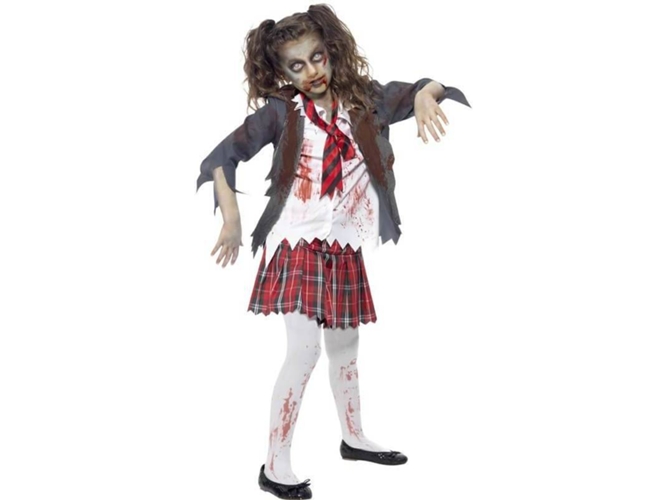 Disfraz de Niña DISFRAZZES Colegiala Zombi (Talla: Talla Universal)
