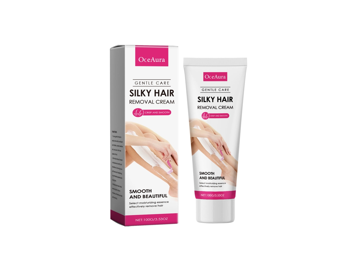 Crema depilatoria suave y calmante