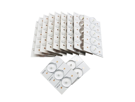 20 piezas cuentas de lámpara SMD de 3V con filtro de lente óptica para reparación de TV LED 32-65, accesorios de piezas de tira de luz Led 9
