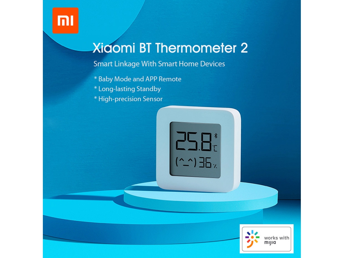 4 Termómetros Xiaomi Bt 2 Inteligentes Inalámbricos Digitales Con Sensor Higrómetro Y Aplicación Mijia