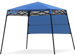 Carpa de Exterior Apertura Automática con Patas Inclinadas 181 x 181 cm/Carpa de Protección Solar, Carpa Portátil y Liviana con Bolsa (Azul) COSTWAY