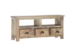 Maison Exclusive - Móvel De Tv 110x30x50 Cm Madeira De Mangueira Maciça