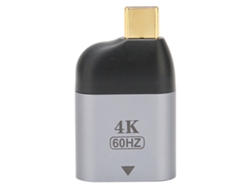 Adaptador Usb-c A Multimedia Hd, Interfaz 4k 60hz, Conector Macho A Hembra Para Windows