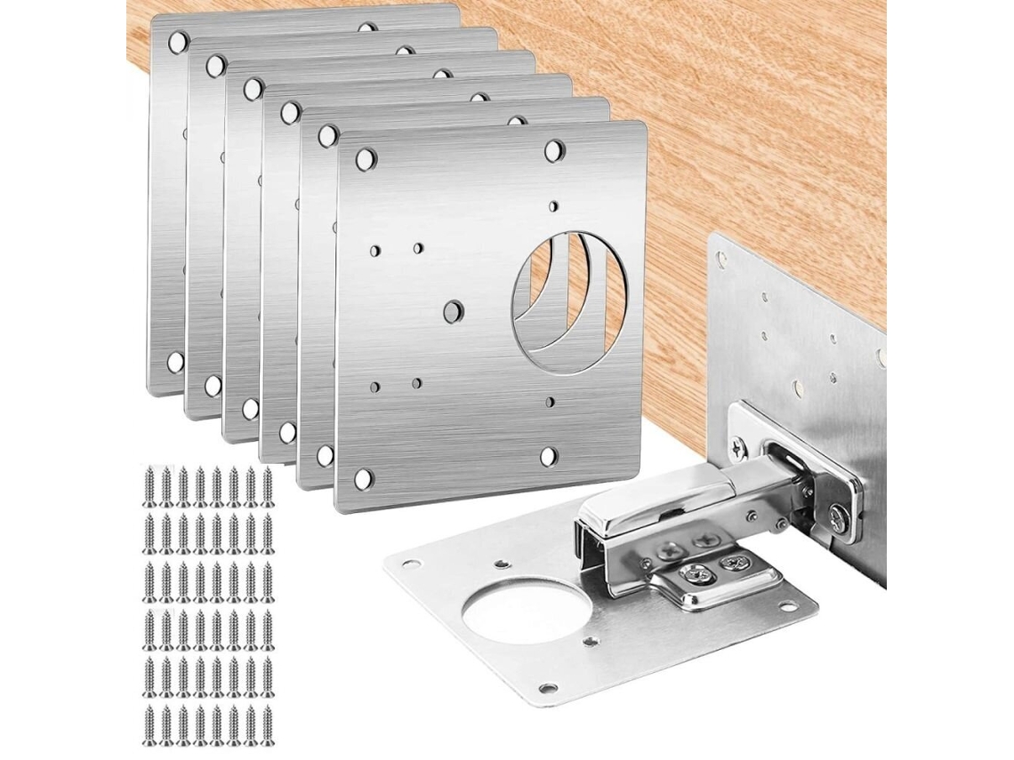 Placa De Reparación De Bisagras, 6 Unidades