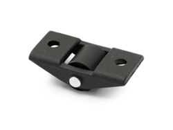 Rueda fija minima a/abs ø12 h12 negro p/nid