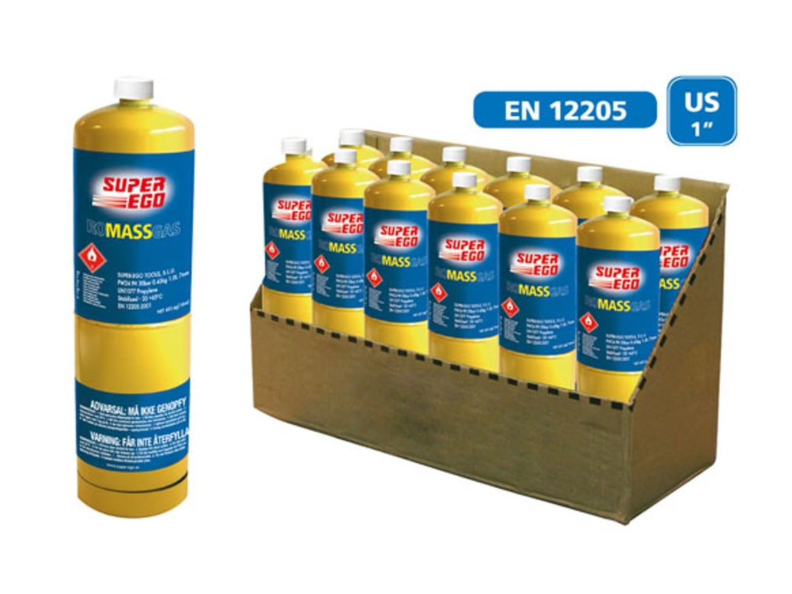 Cartucho Gas Con Valvula 1000 Ml SUPER- EGO
