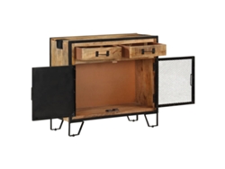 Maison Exclusive - Aparador De Madera Maciza De Mango En Bruto 80x31x71 Cm