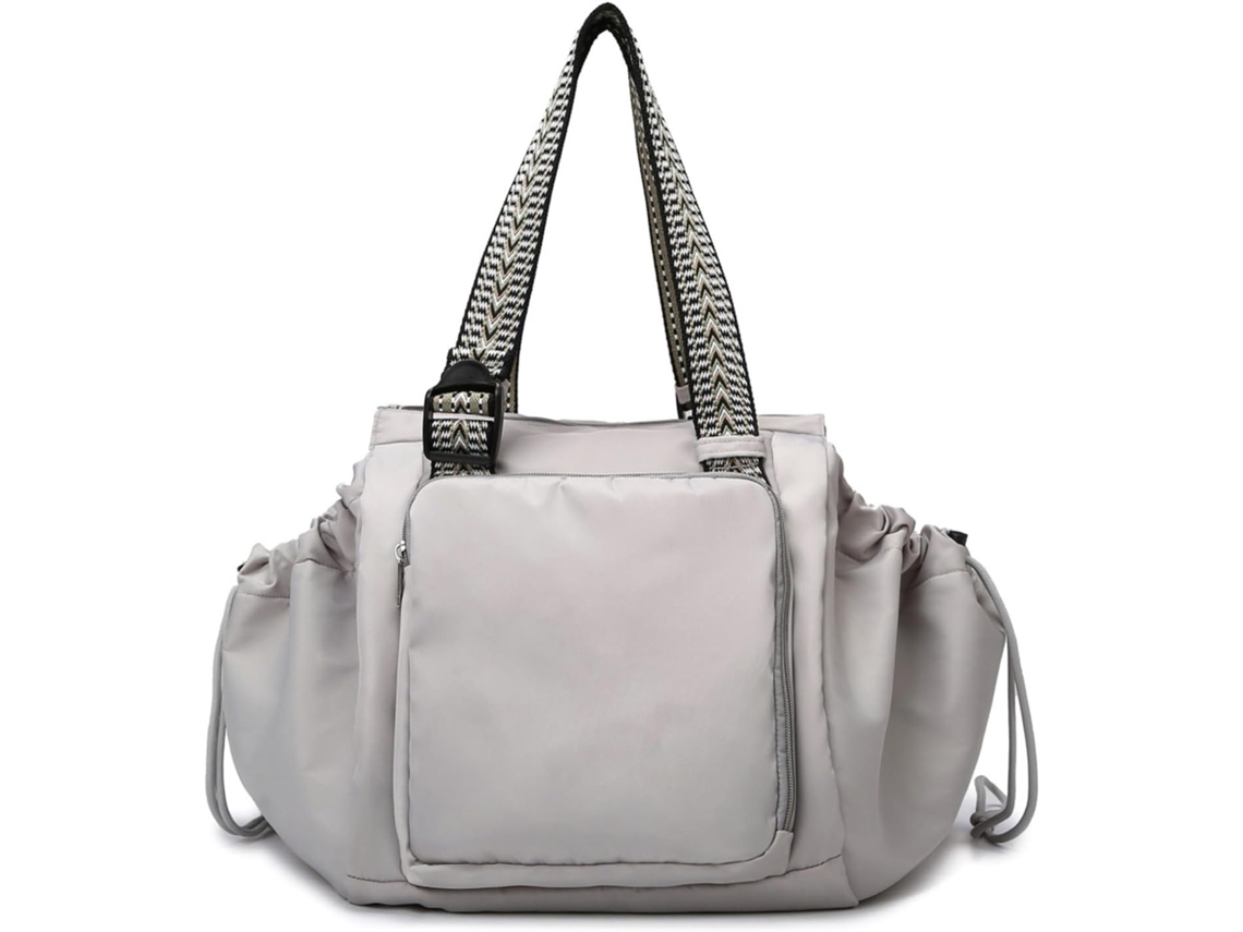 Bolso de mano esencial con excelente capacidad de almacenamiento, se puede usar como mochila, bolso cruzado o bolso de hombro (gris) Eifson