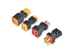 1 Xt60 Male To 2 Xt60 Femalelithium Battery Parallel Conversion Head T/xt60 Plug For Rc Models