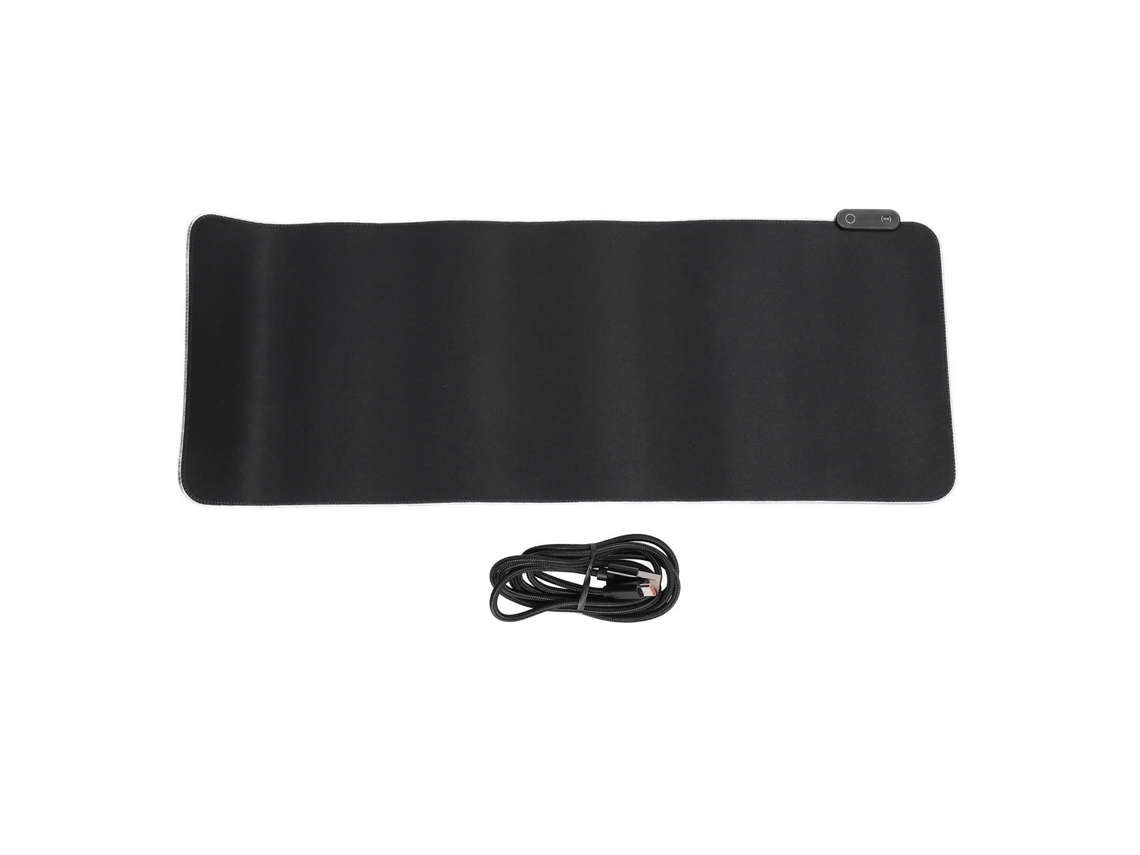 Alfombrilla De Ratón Gaming Rgb Grande Extendida Suave Base De Goma Antideslizante 800x300x4mm