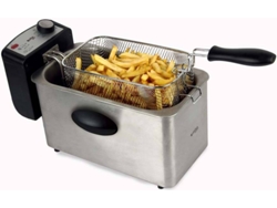 Freidora Eléctrica | Modelo Riaza | Fabricada en Acero Inoxidable cepillado | 2000 W | Capacidad 3 L