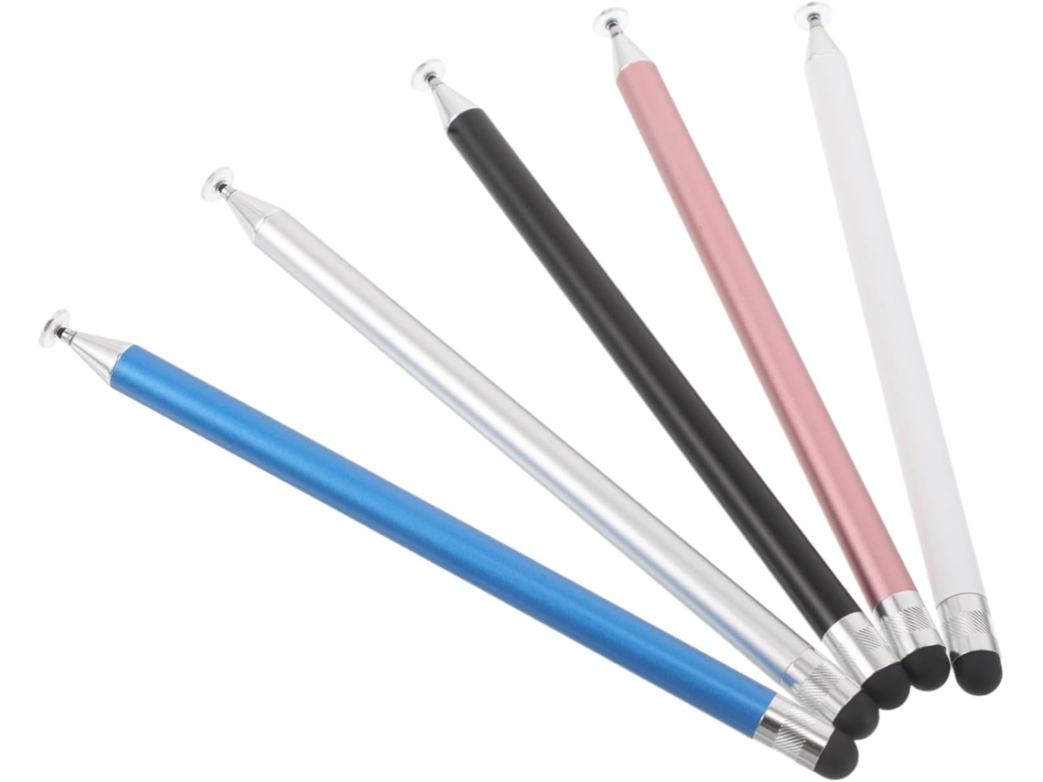 Juego De 5 Lápices Ópticos De Doble Punta Para Pantallas Táctiles Capacitivas Y Tabletas.
